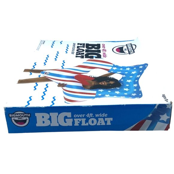 BigMouth Inc. Americana Star Big Float 50" x 50" Inflatable Pool Toy Ages 8+ NEW - Picture 5 of 6